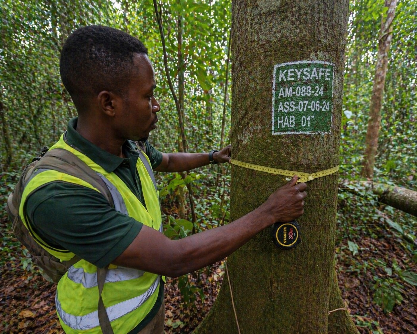 Carbon inventory — tree measurement